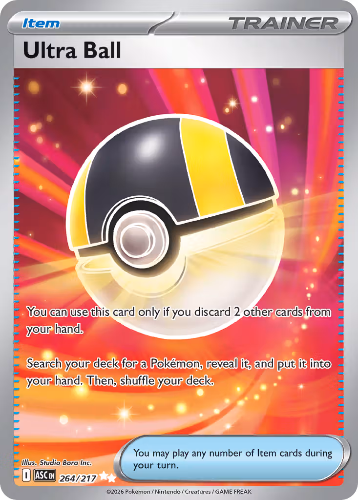 Ultra Ball 264/217 Pokemon card