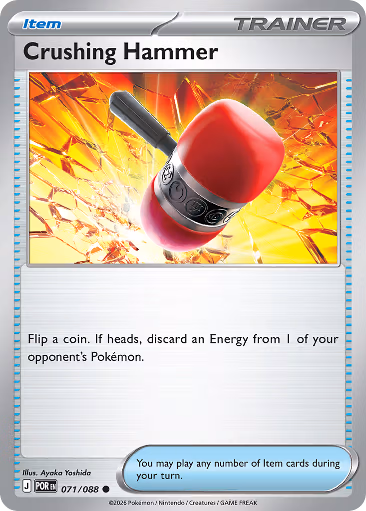 Crushing Hammer 71/88 Pokemon card