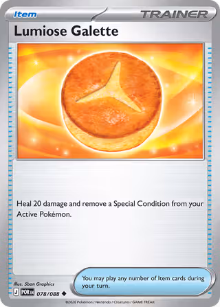Lumiose Galette 78/88 Pokemon card