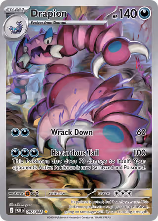 Drapion 97/88 Pokemon card