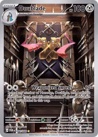 Doublade 98/88 Pokemon card