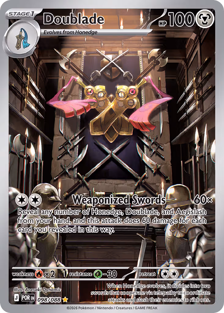 Doublade 98/88 Pokemon card