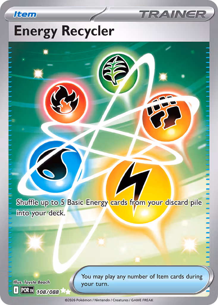 Energy Recycler 108/88 Pokemon card