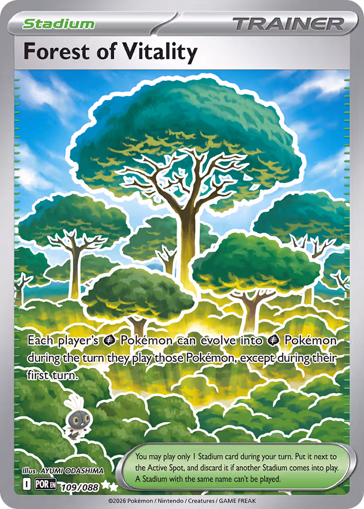 Forest of Vitality 109/88 Pokemon card