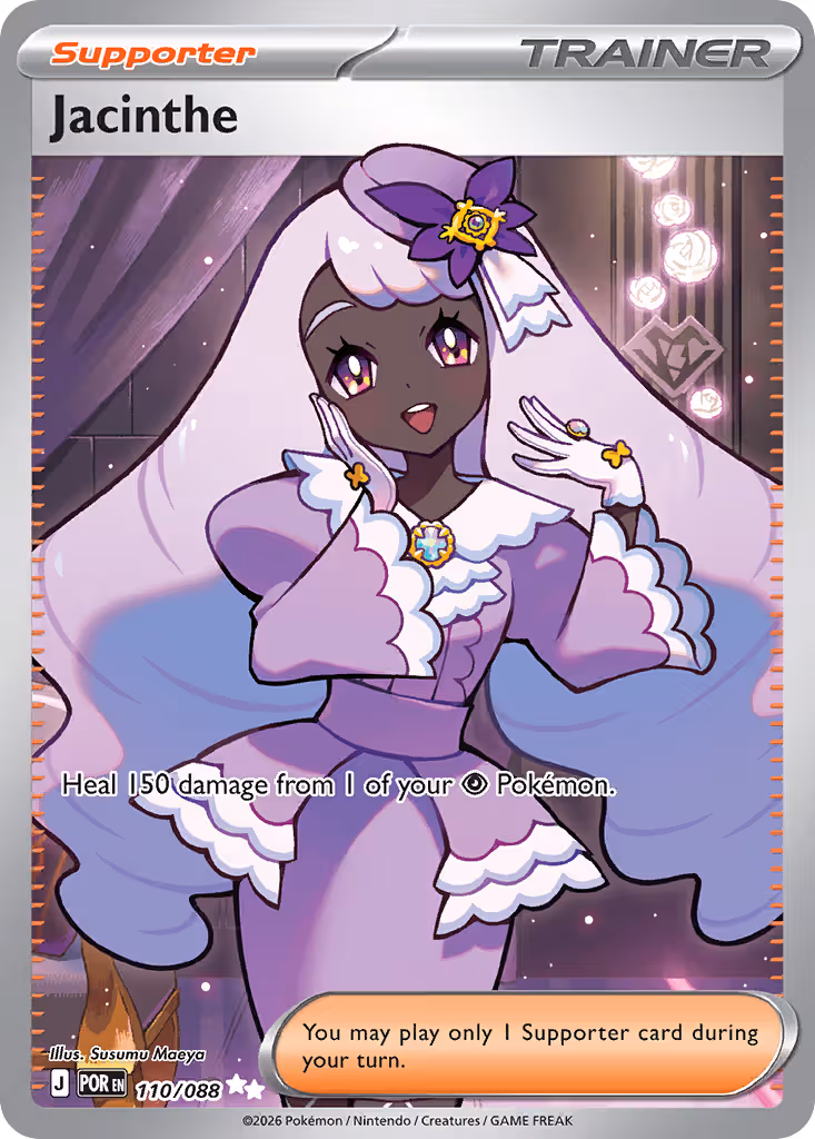 Jacinthe 110/88 Pokemon card