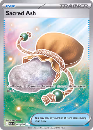 Sacred Ash 115/88 Pokemon card