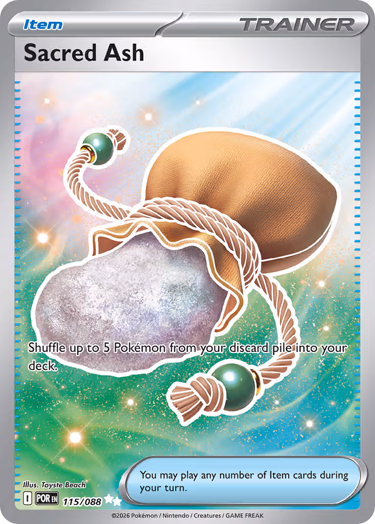 Sacred Ash 115/88 Pokemon card