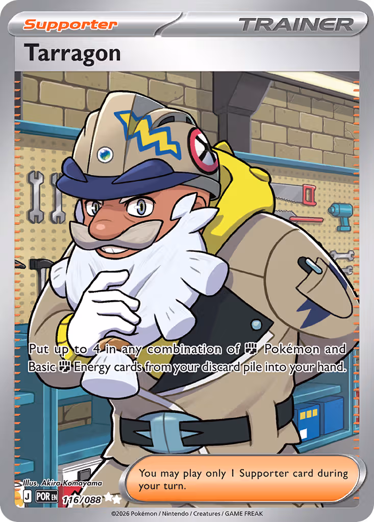 Tarragon 116/88 Pokemon card