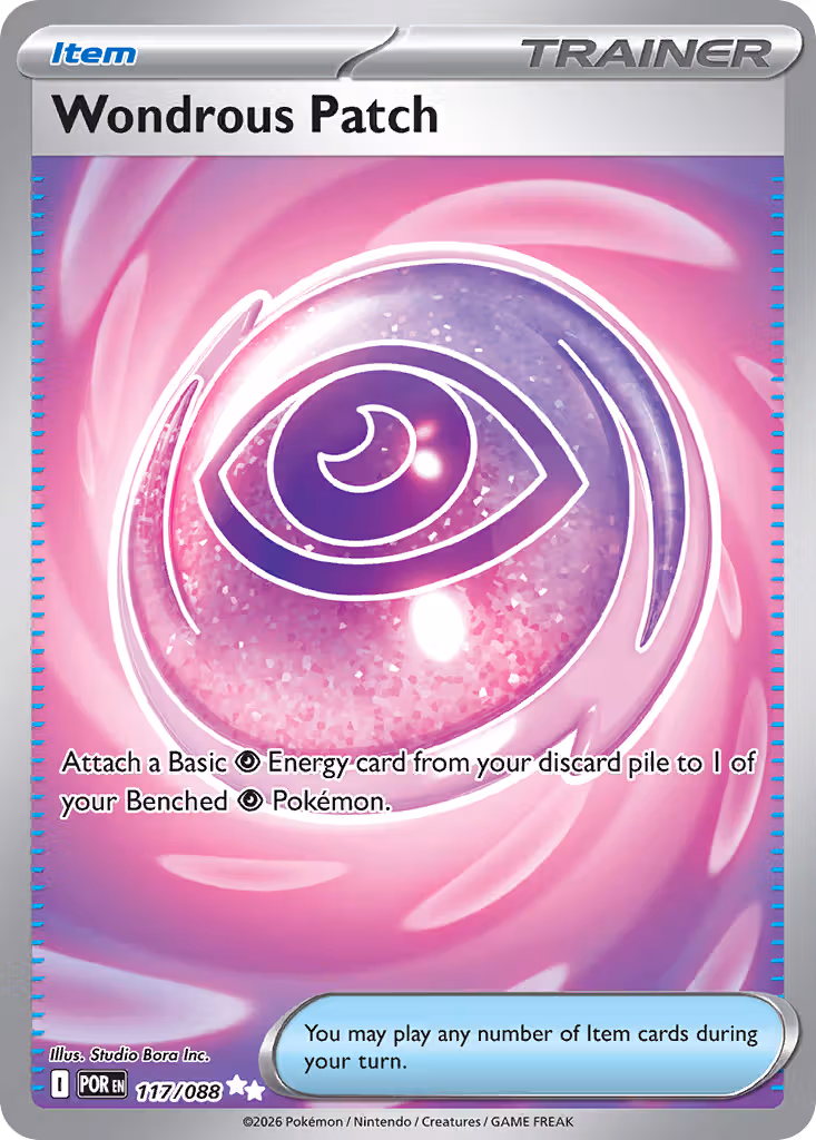 Wondrous Patch 117/88 Pokemon card