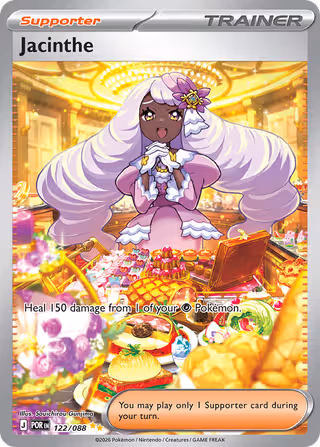 Jacinthe 122/88 Pokemon card
