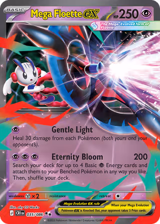 Mega Floette ex 35/86 Pokemon card