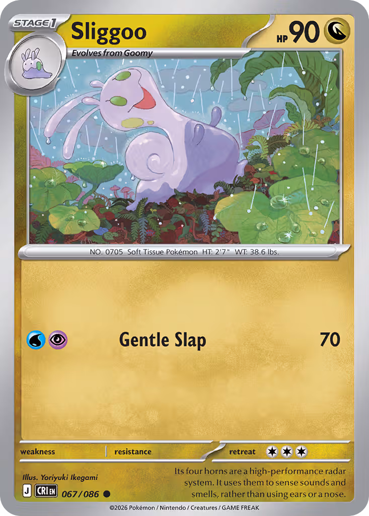 Sliggoo 67/86 Pokemon card
