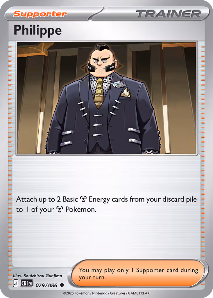 Philippe 79/86 Pokemon card