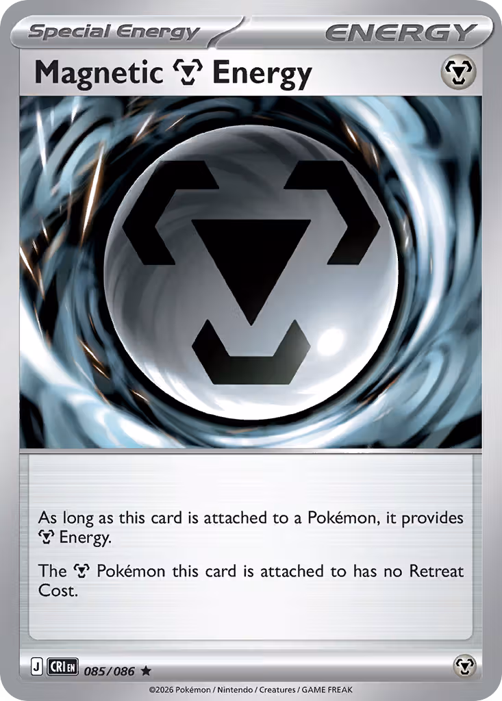 Magnetic Metal Energy 85/86 Pokemon card