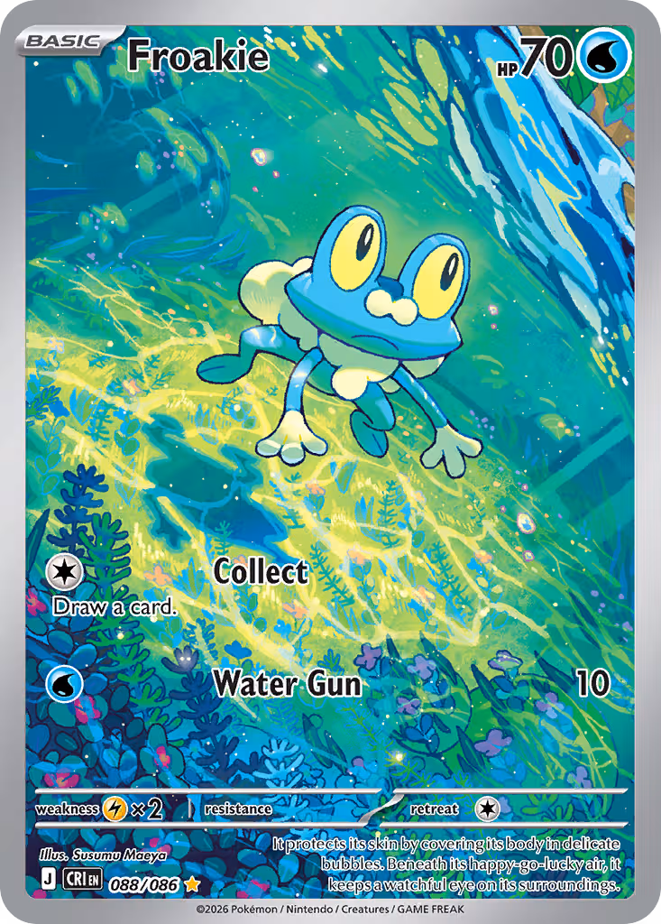 Froakie 88/86 Pokemon card