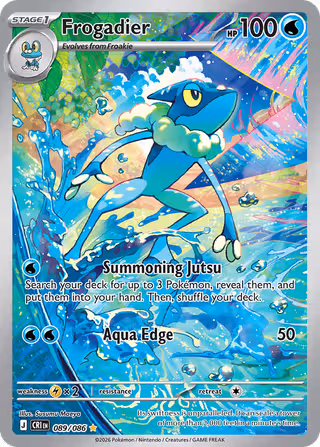 Frogadier 89/86 Pokemon card