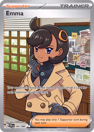 Emma 107/86 Pokemon card