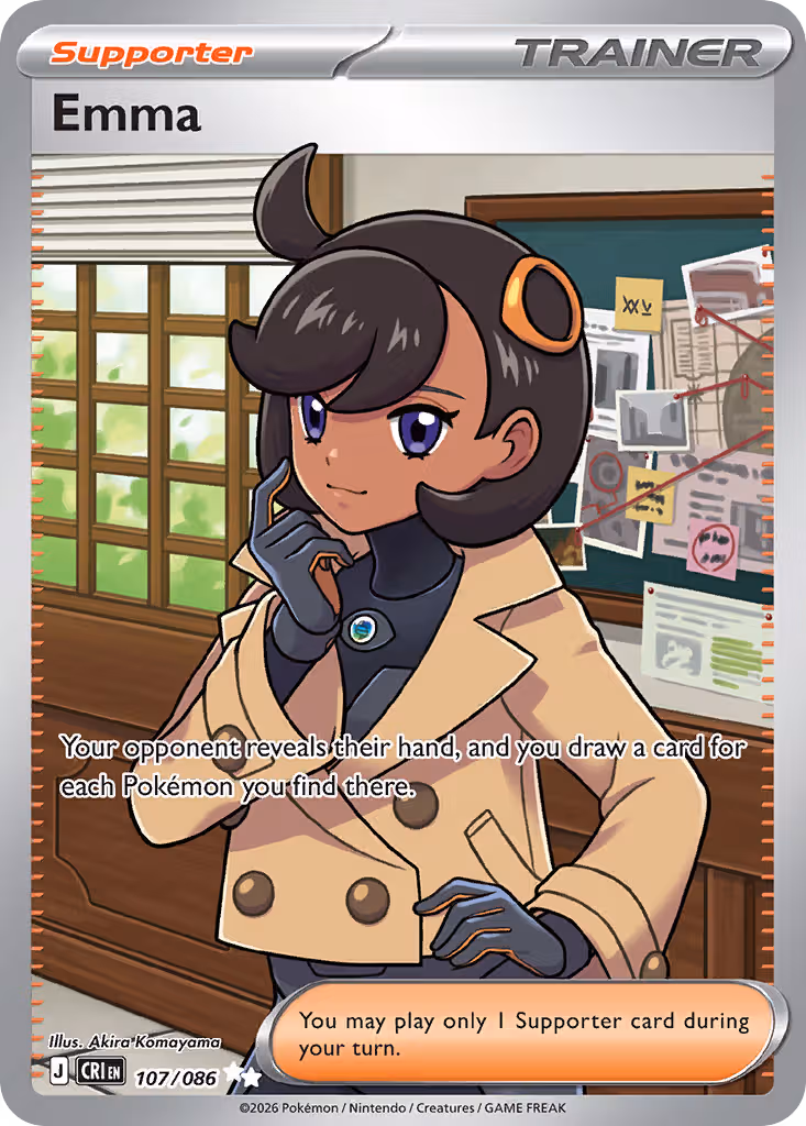Emma 107/86 Pokemon card