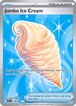 Jumbo Ice Cream 109/86 Pokemon card