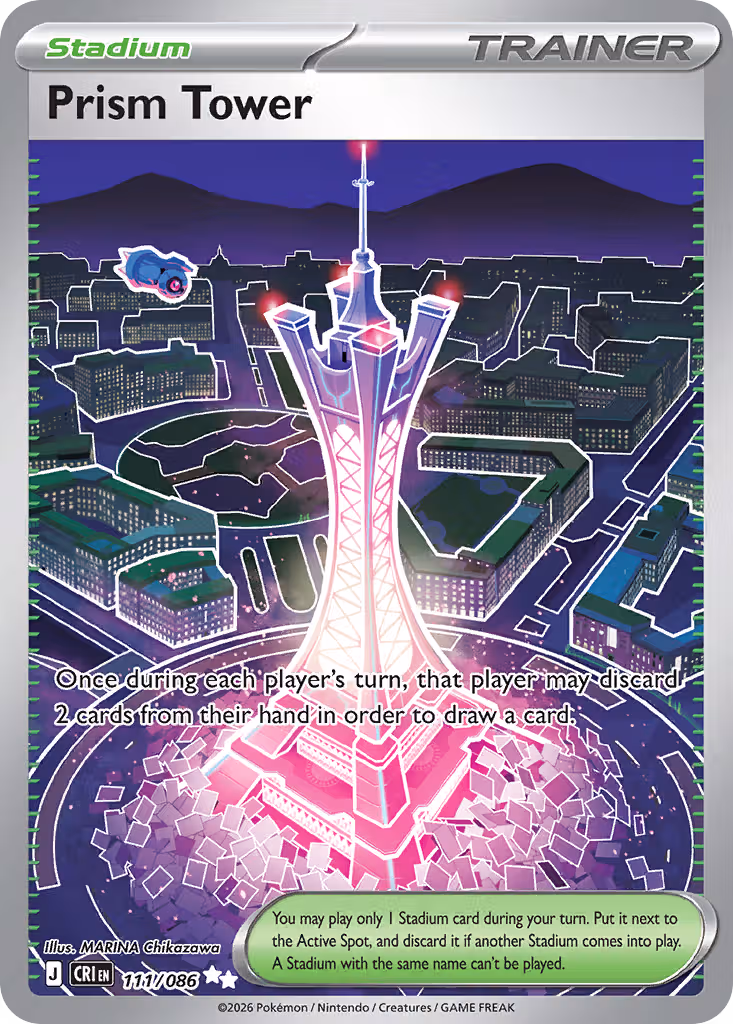 Prism Tower 111/86 Pokemon card