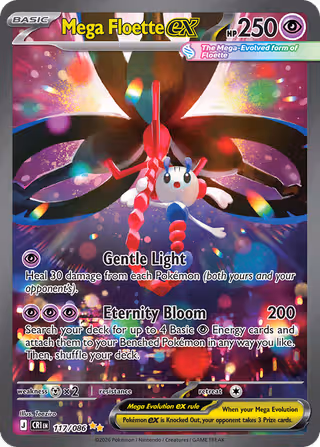 Mega Floette ex 117/86 Pokemon card