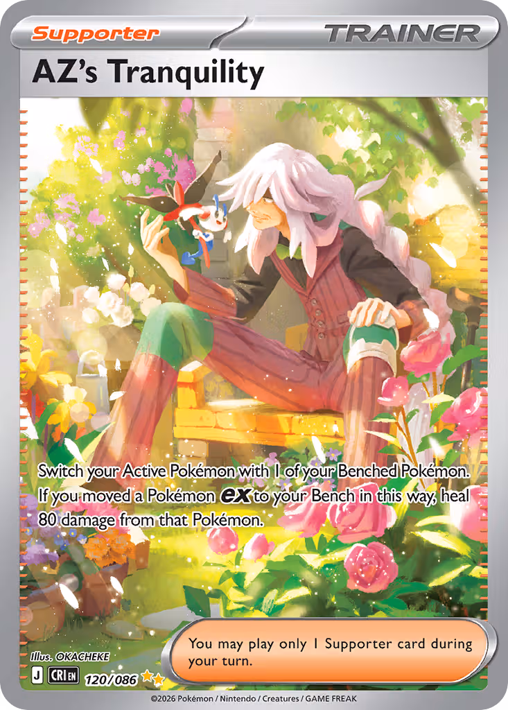 AZ's Tranquility 120/86 Pokemon card