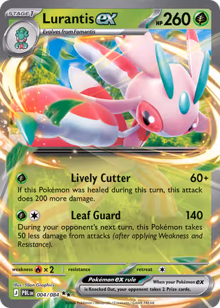Lurantis ex 4/84 Pokemon card