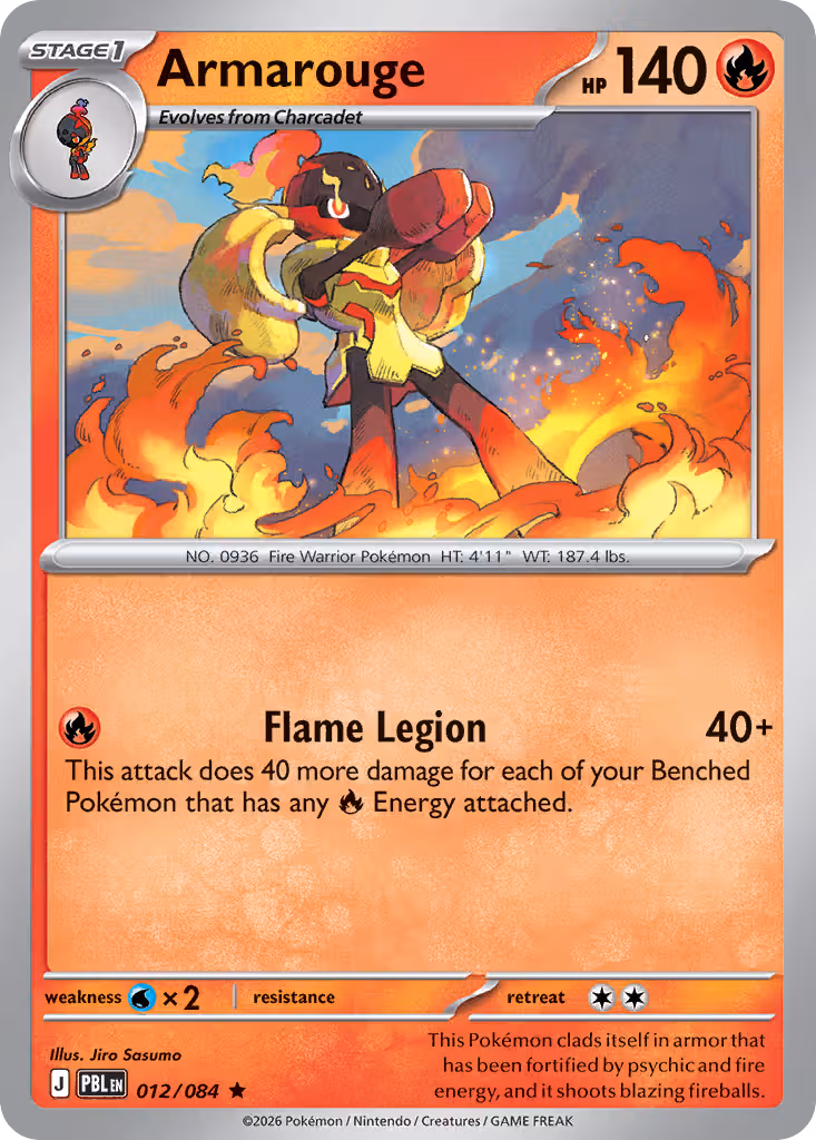 Armarouge 12/84 Pokemon card