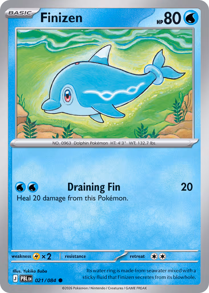 Finizen 21/84 Pokemon card
