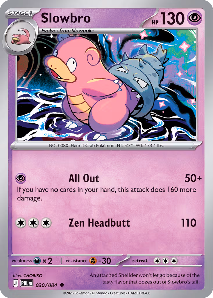 Slowbro 30/84 Pokemon card