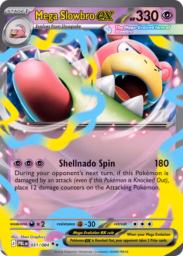 Mega Slowbro ex 31/84 Pokemon card