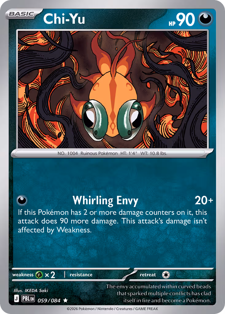 Chi-Yu 59/84 Pokemon card