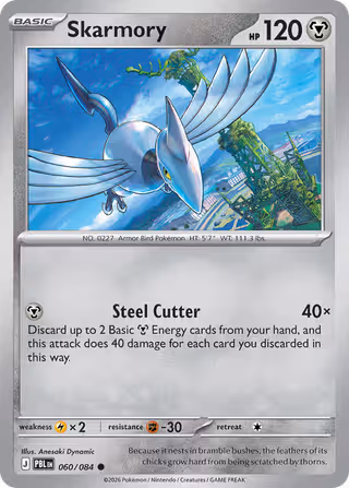 Skarmory 60/84 Pokemon card