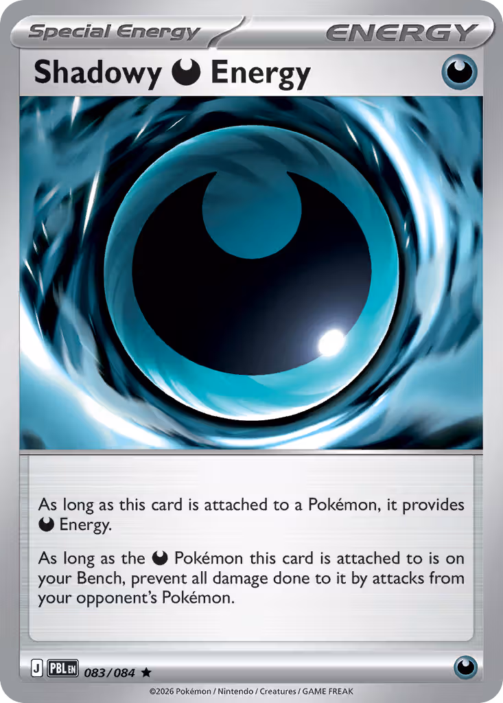 Shadowy Darkness Energy 83/84 Pokemon card