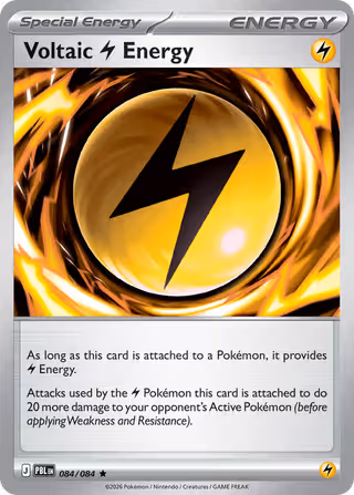 Voltaic Lightning Energy 84/84 Pokemon card