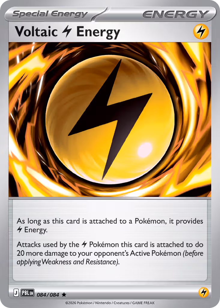 Voltaic Lightning Energy 84/84 Pokemon card