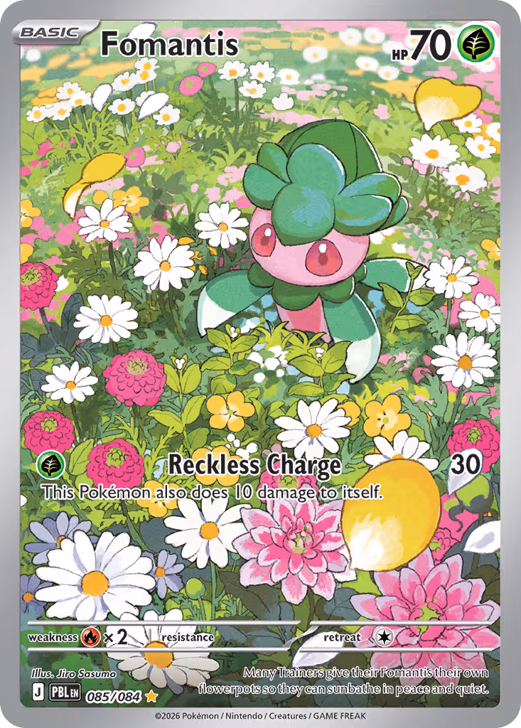 Fomantis 85/84 Pokemon card