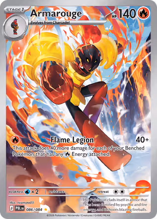 Armarouge 86/84 Pokemon card