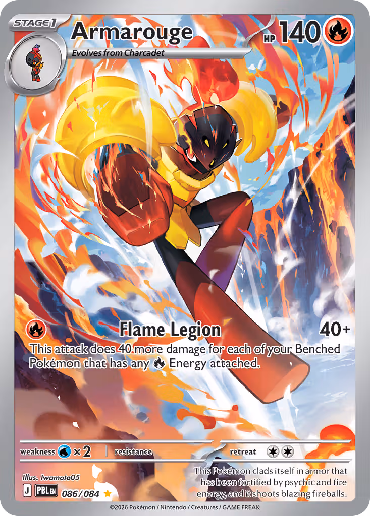 Armarouge 86/84 Pokemon card