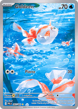 Goldeen 87/84 Pokemon card