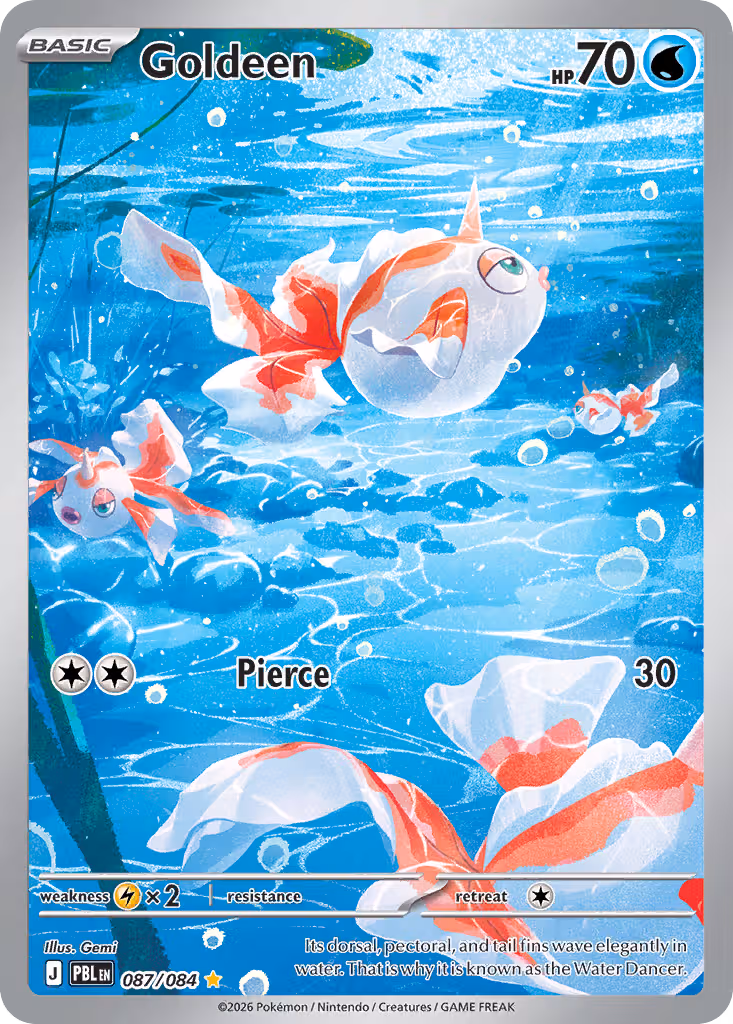Goldeen 87/84 Pokemon card