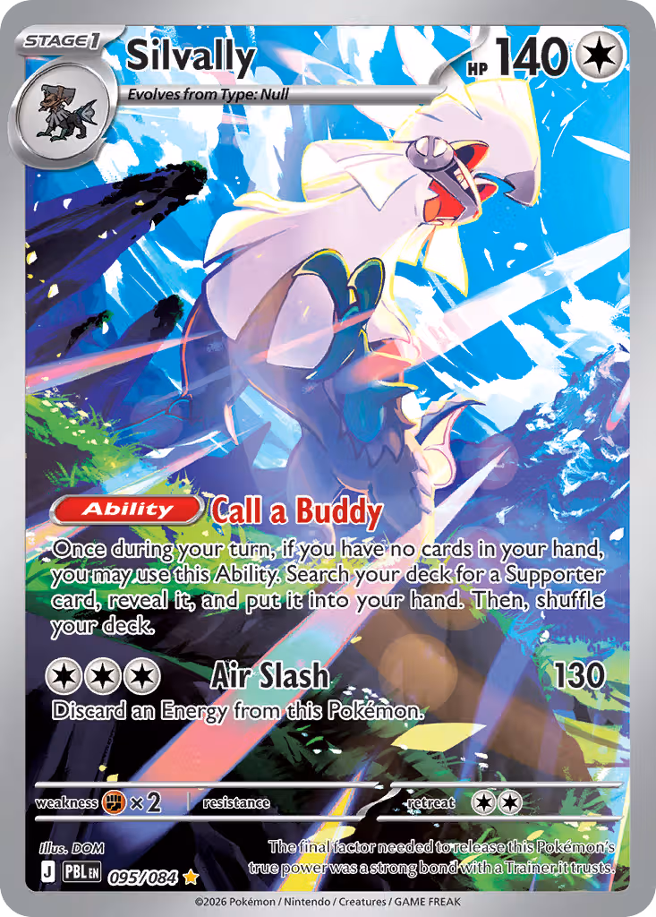 Silvally 95/84 Pokemon card