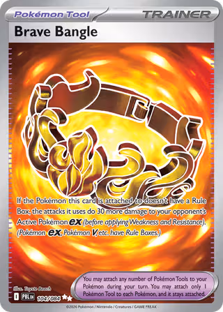Brave Bangle 104/84 Pokemon card