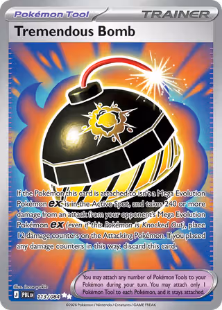 Tremendous Bomb 113/84 Pokemon card