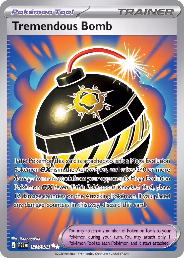 Tremendous Bomb 113/84 Pokemon card