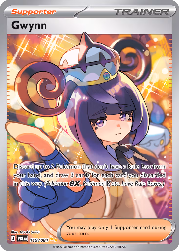 Gwynn 119/84 Pokemon card