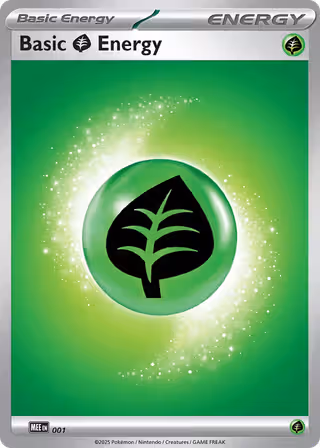Grass Energy 1/8 Pokemon card