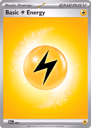 Lightning Energy 4/8 Pokemon card