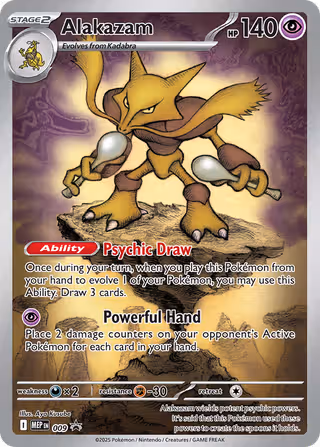 Alakazam 009 Pokemon card