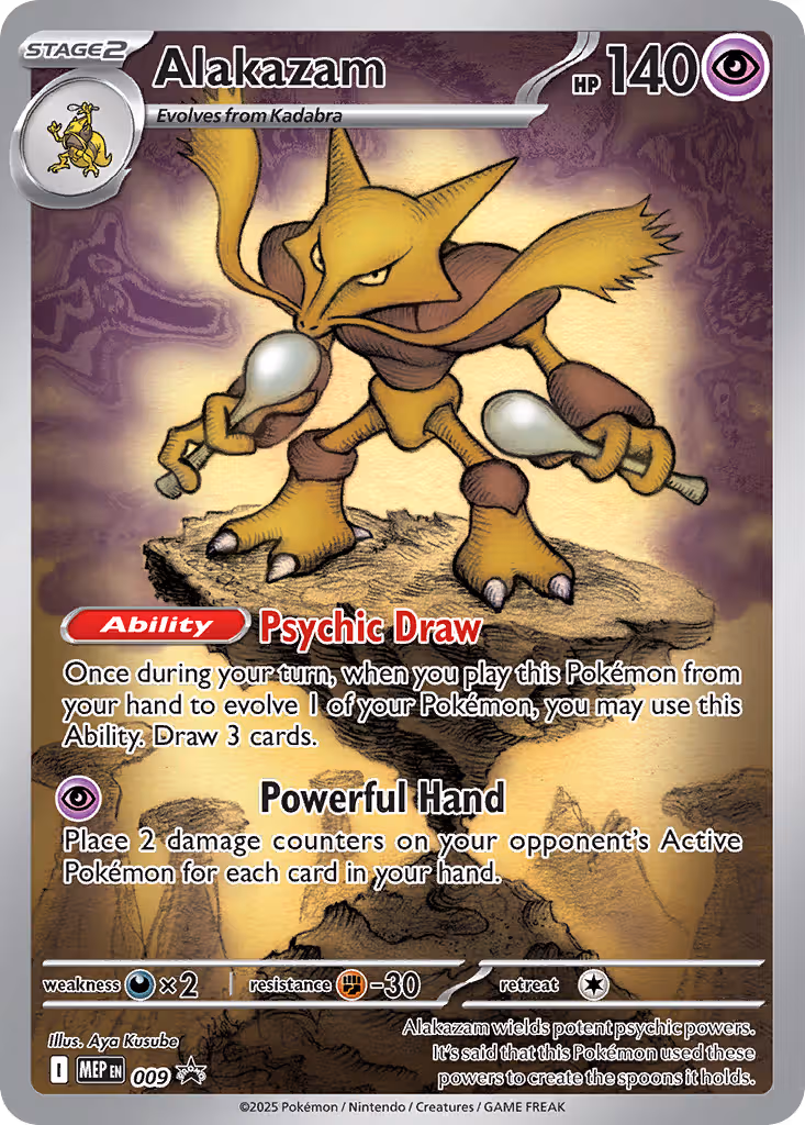 Alakazam 009 Pokemon card